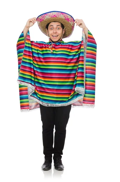 Αστεία Μεξικού φορώντας ΠΟΝΤΣΟ — Φωτογραφία Αρχείου