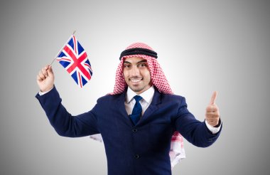 Degrade karşı Arap iş adamı 