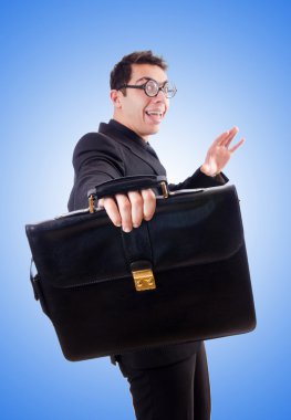 inek işadamı geçişin karşı 