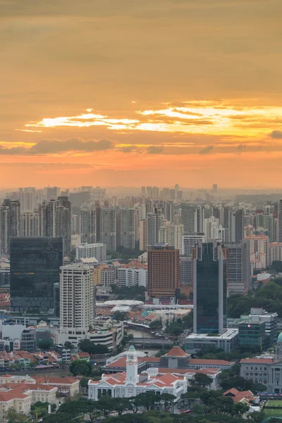 Singapore skyline downtown — Stockfoto