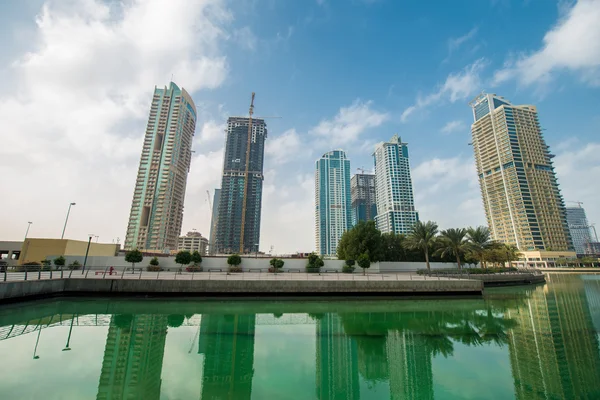 Dubai Marina district aux EAU — Photo