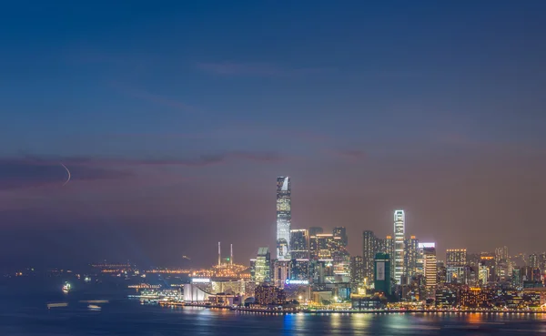 Hong Kong durante el atardecer —  Fotos de Stock