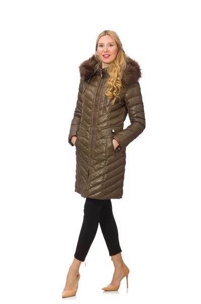 Bella donna in abbigliamento invernale — Foto Stock