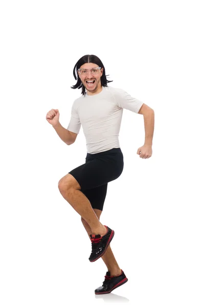 Man doing exercises — Stock Photo, Image