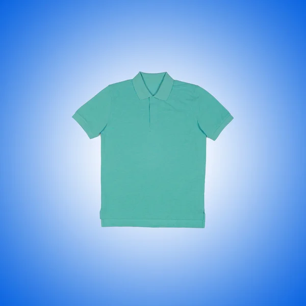 Male t-shirt against the gradient — Stock Photo, Image