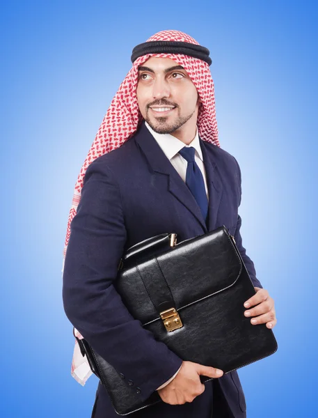 Arab üzletember ellen a színátmenet — Stock Fotó