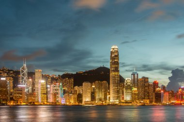 Günbatımı saatleri içinde Hong Kong