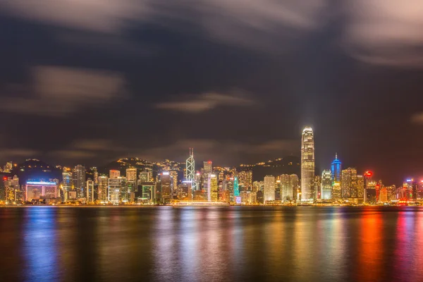 Hong Kong under solnedgången timmar — Stockfoto