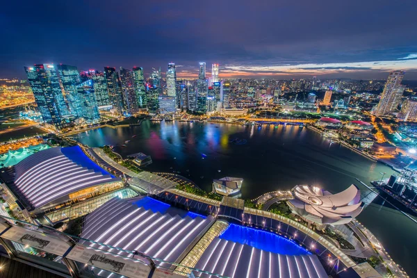 Singapore skyline downtown — Stock Photo, Image