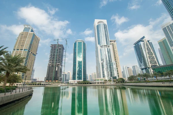 Dubai Marina district in UAE — Stock Photo, Image