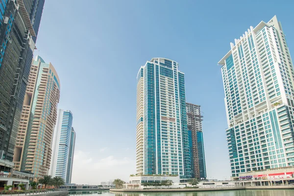 Dubai marina distrikt in uae — Stockfoto