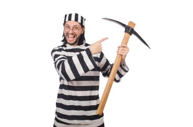 Hapishane tutuklu balta ile