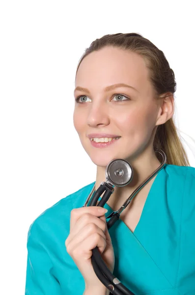 Doctor isolated on the white background — Stock Photo, Image