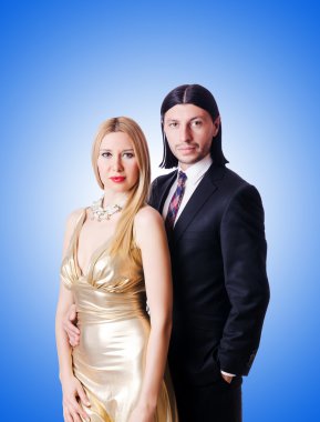 Romantik aşk konsepti.