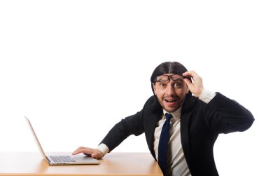 İşadamı iş kavramı içinde