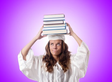 Degrade karşı kitap ile mezun 