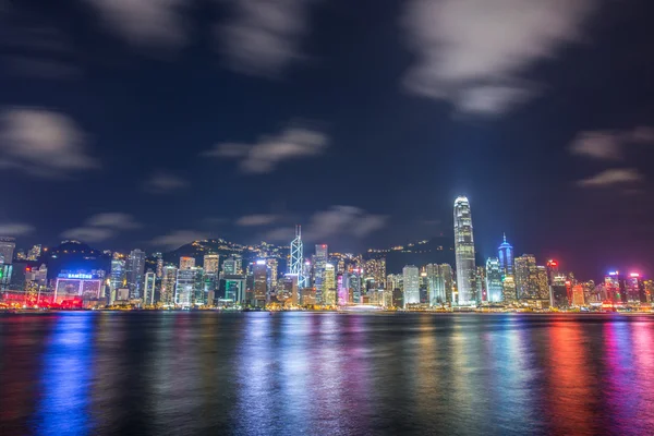 Hong Kong under solnedgången timmar — Stockfoto