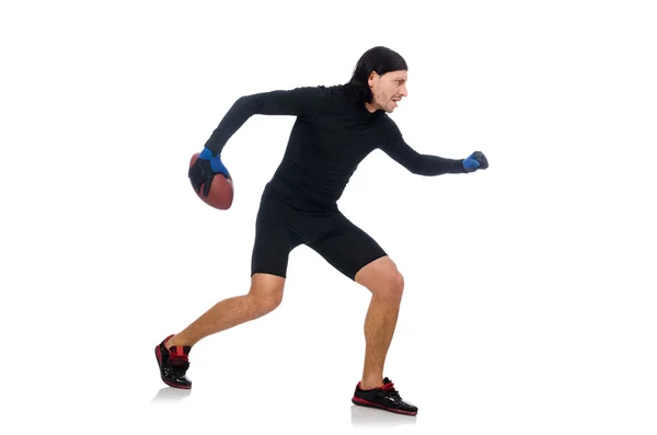 Man playing american football — Stock Photo, Image