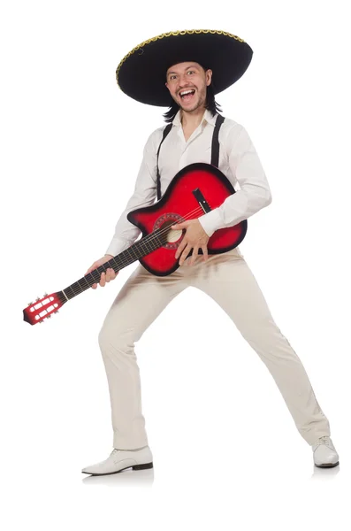 Mexican guitar player — Stock Photo, Image