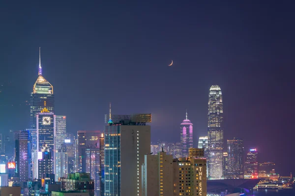 Hong Kong during sunset hours — Stock Photo, Image