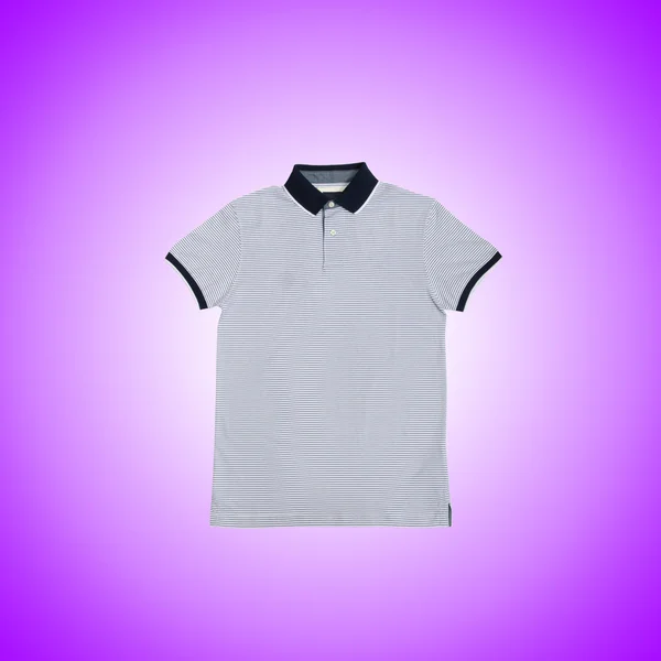 Male t-shirt against the gradient — Stock Photo, Image