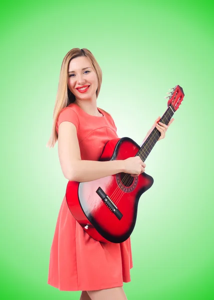 Guitarra femenina —  Fotos de Stock