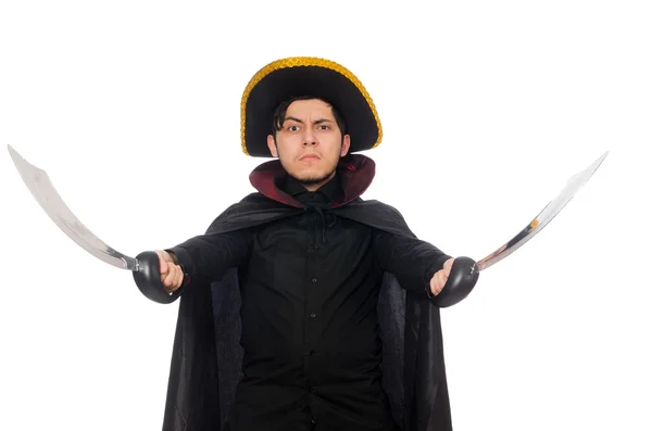 Jonge man dragen tricorn — Stockfoto