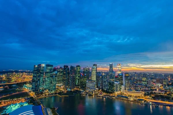 Singapore skyline downtown — Stock Photo, Image