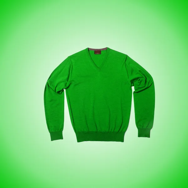 勾配に対する男性のセーター — ストック写真
