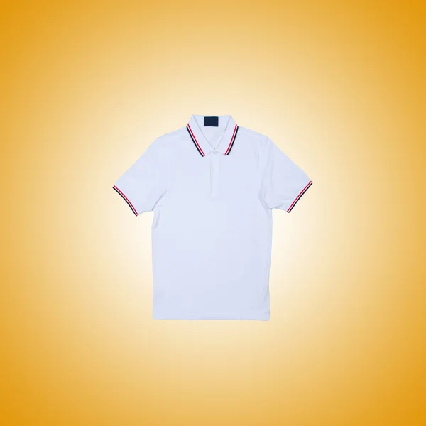 Male t-shirt against the gradient — Stock Photo, Image