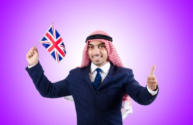 Degrade karşı Arap iş adamı 