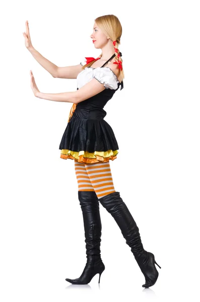 Frau in bayerischer Tracht — Stockfoto