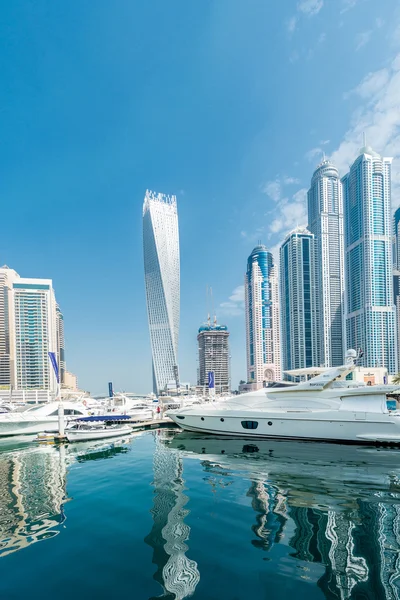 Dubai Marina district, Egyesült Arab Emírségek — Stock Fotó