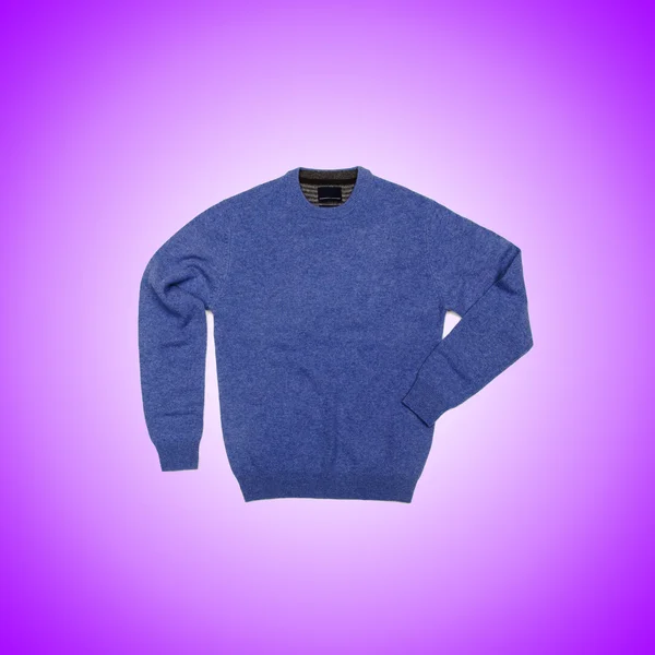 Male sweater against the gradient — Stock Photo, Image