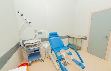 Gynecology room in the hospital clipart