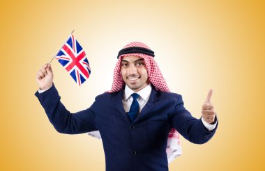 Degrade karşı Arap iş adamı 