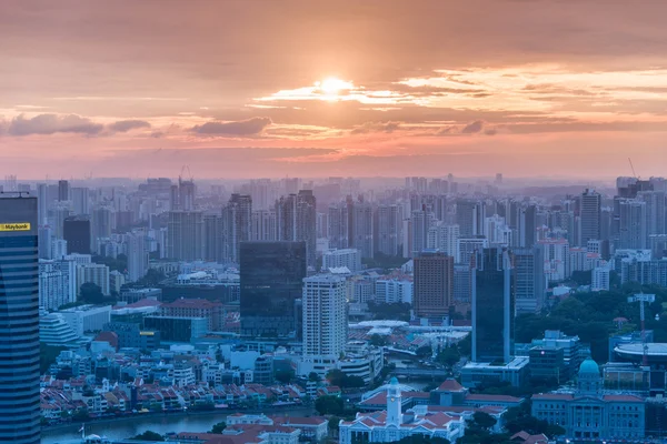 Ciudad de Singapur skyline —  Fotos de Stock