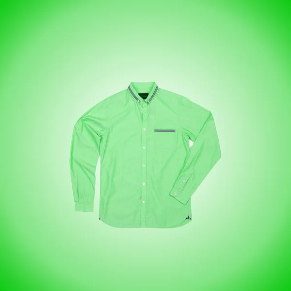 Groene mannelijke shirt — Stockfoto