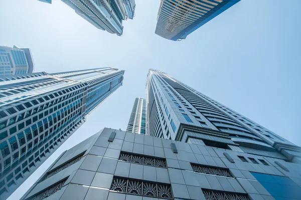 Skyscrapers of Dubai in Marina district — Stock Photo, Image