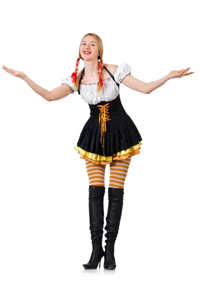 Frau in bayerischer Tracht — Stockfoto