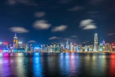 Günbatımı saatleri içinde Hong Kong