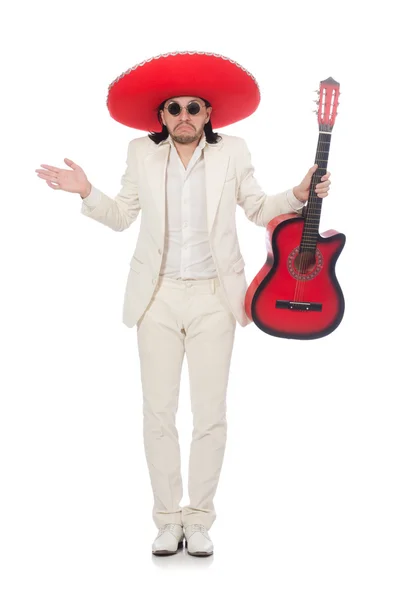 Мексиканский гитарист — стоковое фото