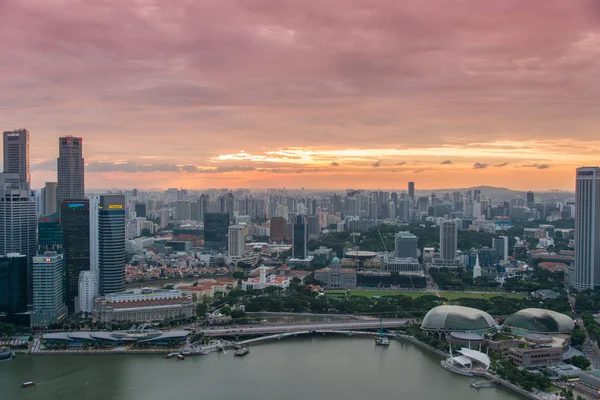 Центр міста обрис Сінгапуру — стокове фото