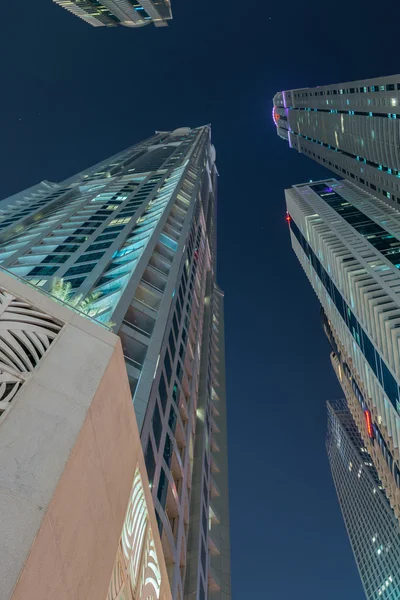 Skyscrapers of Dubai in Marina district — Stock Photo, Image