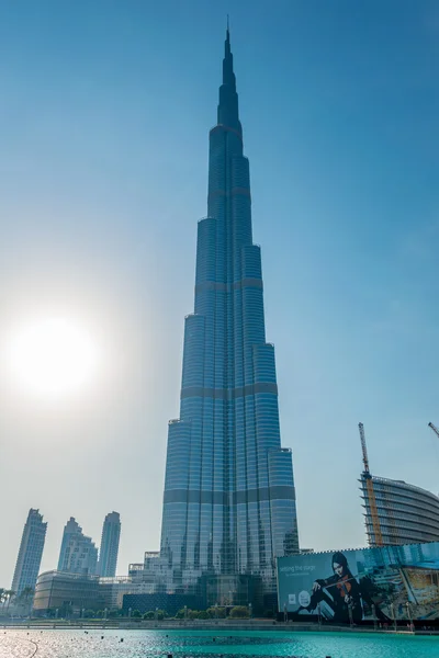 Burj Khalifa v Spojené arabské emiráty, Dubaj — Stock fotografie