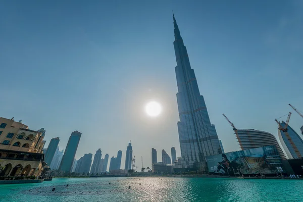 Burj Khalifa building in UAE, Dubai — Stock Photo, Image
