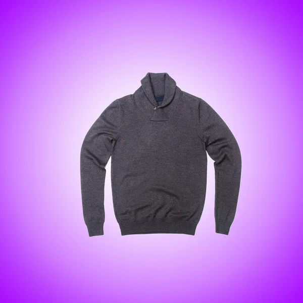 Male sweater against the gradient — Stock Photo, Image