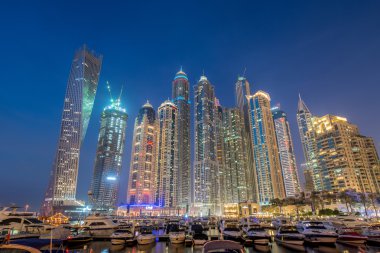 Birleşik Arap Emirlikleri Dubai Marina bölgesinde