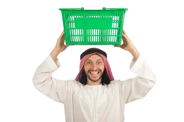 阿拉伯男人做购物 — 图库照片
