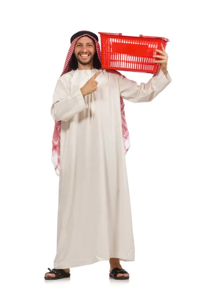 Арабські людина, що робить покупки — стокове фото